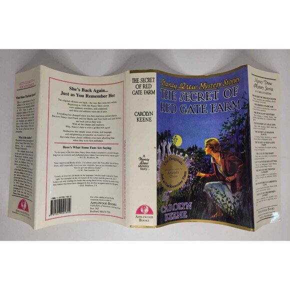 Nancy Drew Mystery Secret Of Red Gate Farm Original Text Hardcover Applewood - Picture 9 of 12
